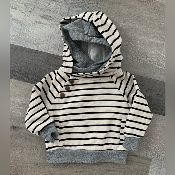 Ampersand Ave | Mommy & Me Matching Striped Hoodies - Picture 9 of 11